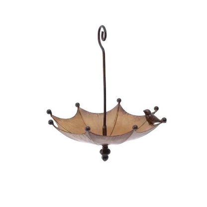🐦 49% OFF NOW! ✨ Hanging Umbrella Bird Feeder & Bath – Dual-Use, Rust-Resistant, Vintage Style & Perfect for Garden Decor ☂️