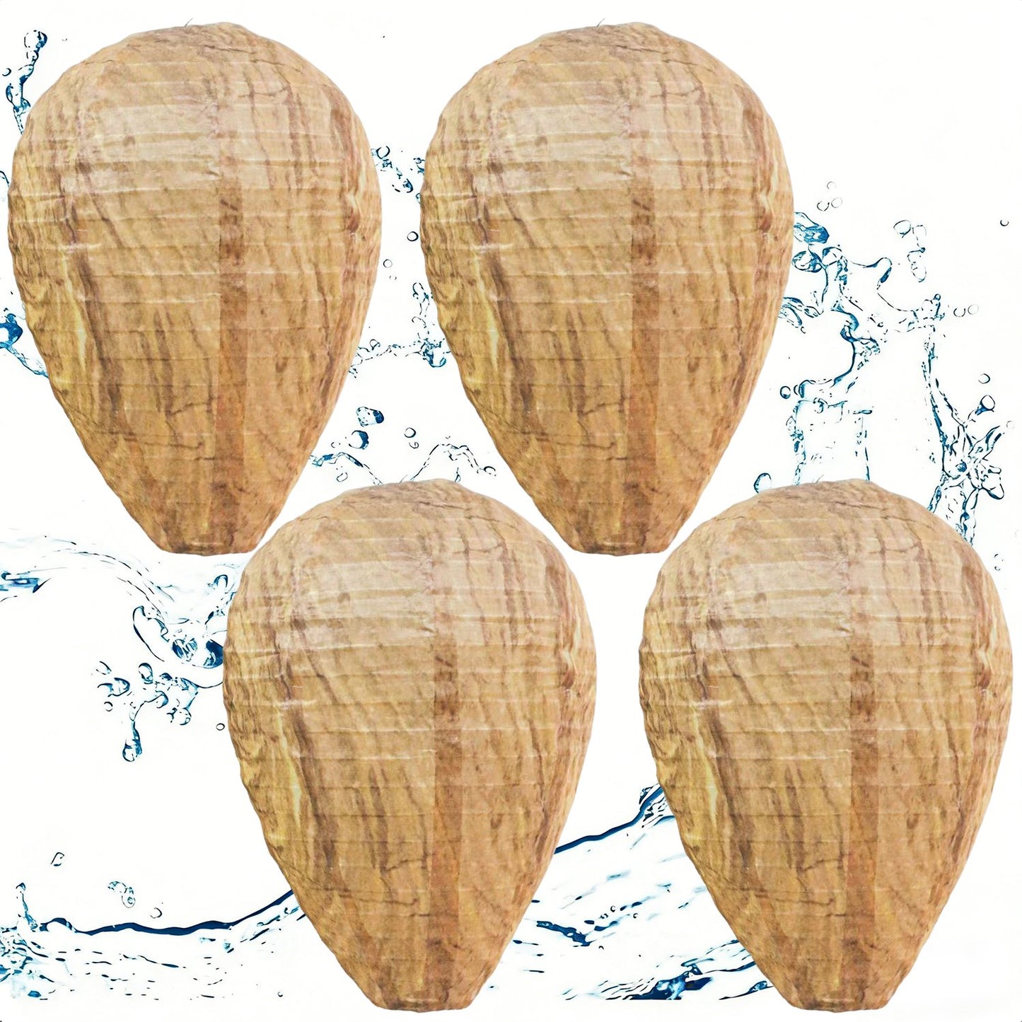 🐝Outdoor Hanging Fake Hornet Nest, Natural Wasp Repellent (8.6*11 inch)👍