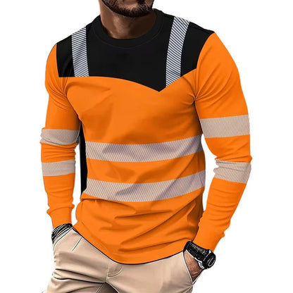 👕 ✨ Men’s 3D Printed Active Shirt – High-Visibility, Breathable, Athletic Fit 🌿