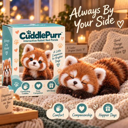 🐾❤️ Red Panda – Interactive Plush Companion | A Little Friend, A Lot of Love