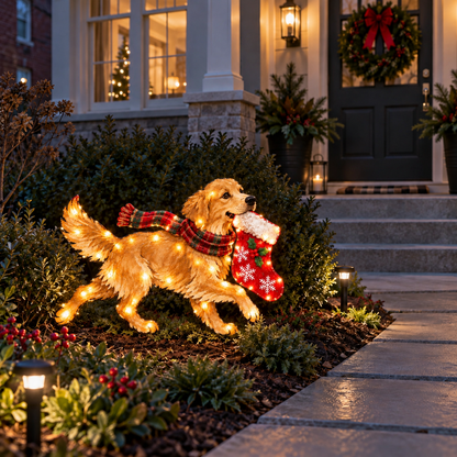 ✨🐕Christmas Glow Pup Collection – Lighted Holiday Dog Yard Decor