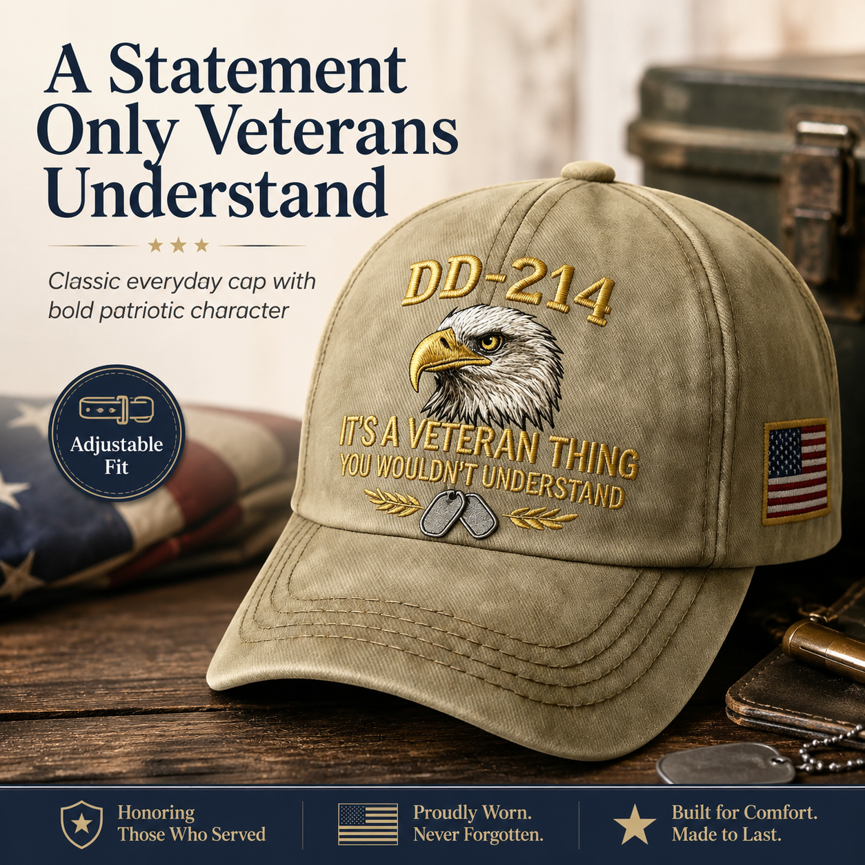 🎉Best Gift For Father❤️DD-214 Veteran Hat -It's a veteran thing
