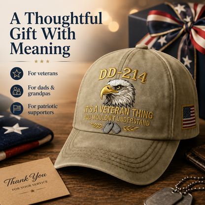 🎉Best Gift For Father❤️DD-214 Veteran Hat -It's a veteran thing