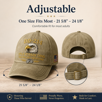 🎉Best Gift For Father❤️DD-214 Veteran Hat -It's a veteran thing