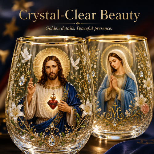 2026 Limited Edition "Morning Prayer" Glass Tea Cup – Faith & Serenity Collection
