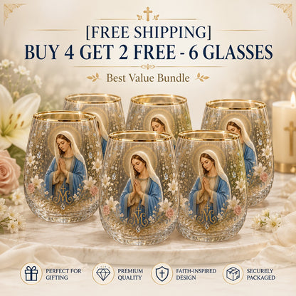 2026 Limited Edition "Morning Prayer" Glass Tea Cup – Faith & Serenity Collection