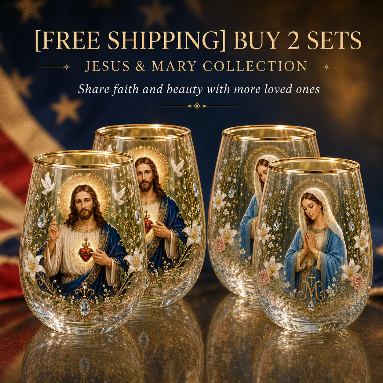 2026 Limited Edition "Morning Prayer" Glass Tea Cup – Faith & Serenity Collection