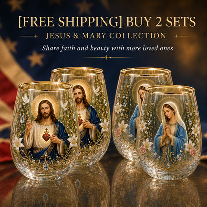 2026 Limited Edition "Morning Prayer" Glass Tea Cup – Faith & Serenity Collection