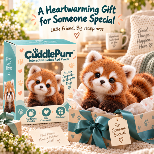 🐾❤️ Red Panda – Interactive Plush Companion | A Little Friend, A Lot of Love
