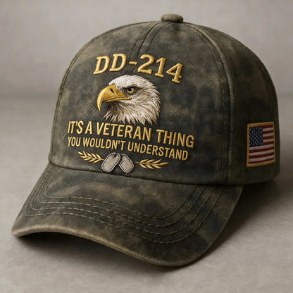 🎉Best Gift For Father❤️DD-214 Veteran Hat -It's a veteran thing