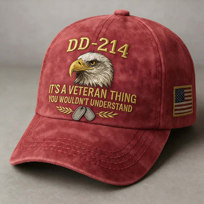 🎉Best Gift For Father❤️DD-214 Veteran Hat -It's a veteran thing
