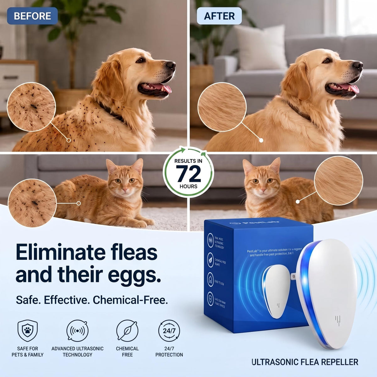 ❄️Summerfresh 50% OFF!🏠Advanced Pest Control– Eradicates Fleas Once And For All.