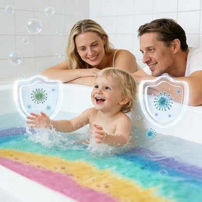 🫧 Rainbow Bath Bombs for Kids
