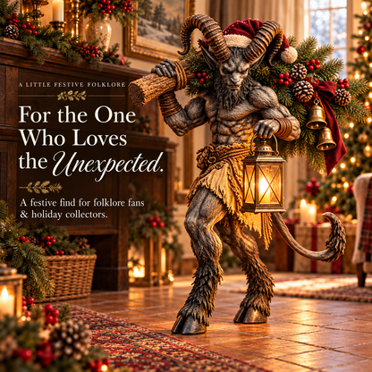 🔥2026 Hot Sale - Krampus Lighted Christmas Woodland Decor