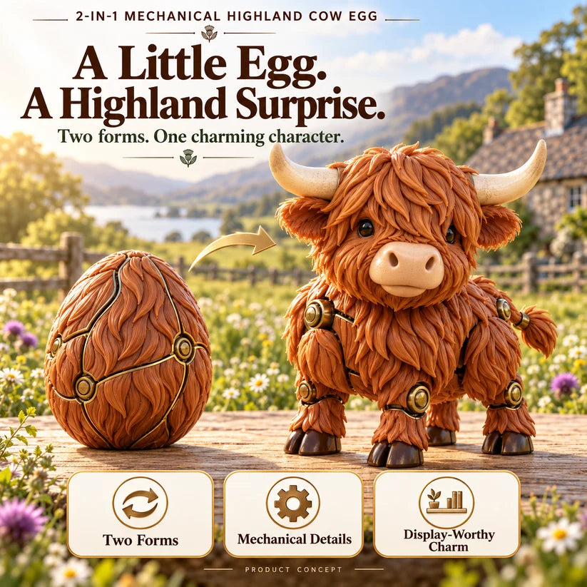 🐦‍🔥 2-in-1 Transforming Mechanical Phoenix Egg – Winged Fantasy Figure