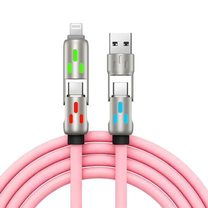 4-in-1 LED Light Up Charging Cable