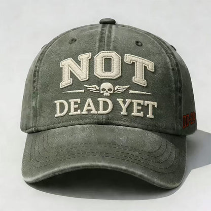 NOT DE*D YET Veteran Dad Embroidery Hat