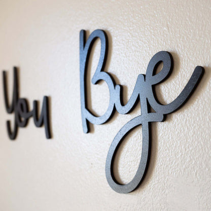 Wooden Wall Hanging Sign Decoration - No Wall Damage