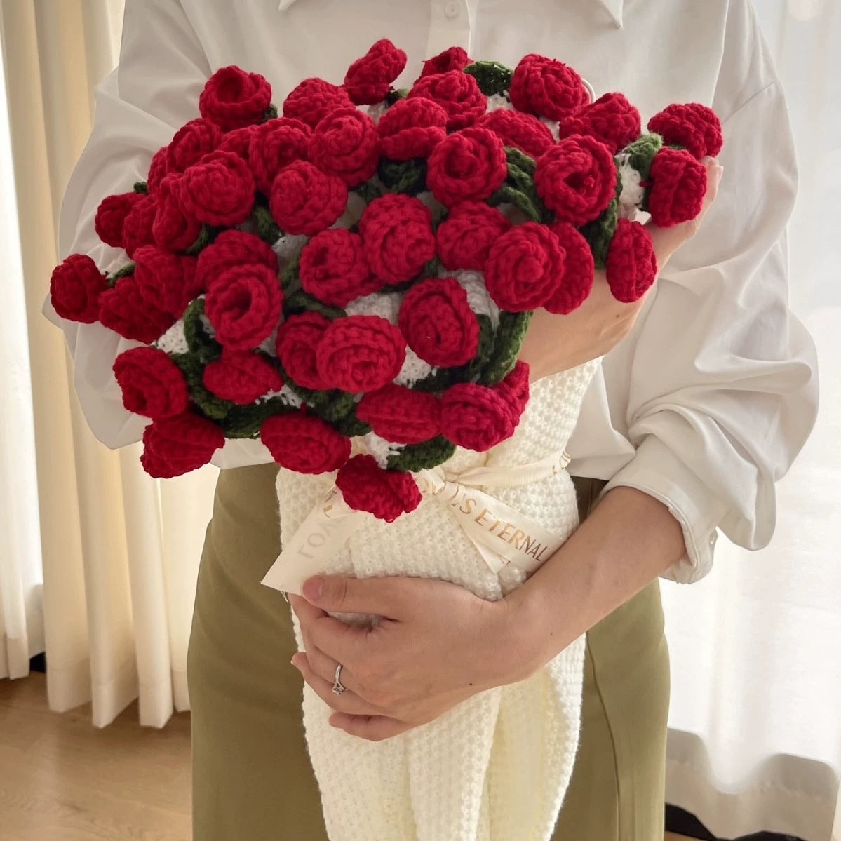 🔥Flash Sale 50% OFF - Premium Rose/Sunflower Bouquet Blanket