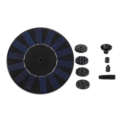 ☀Small solar fountain
