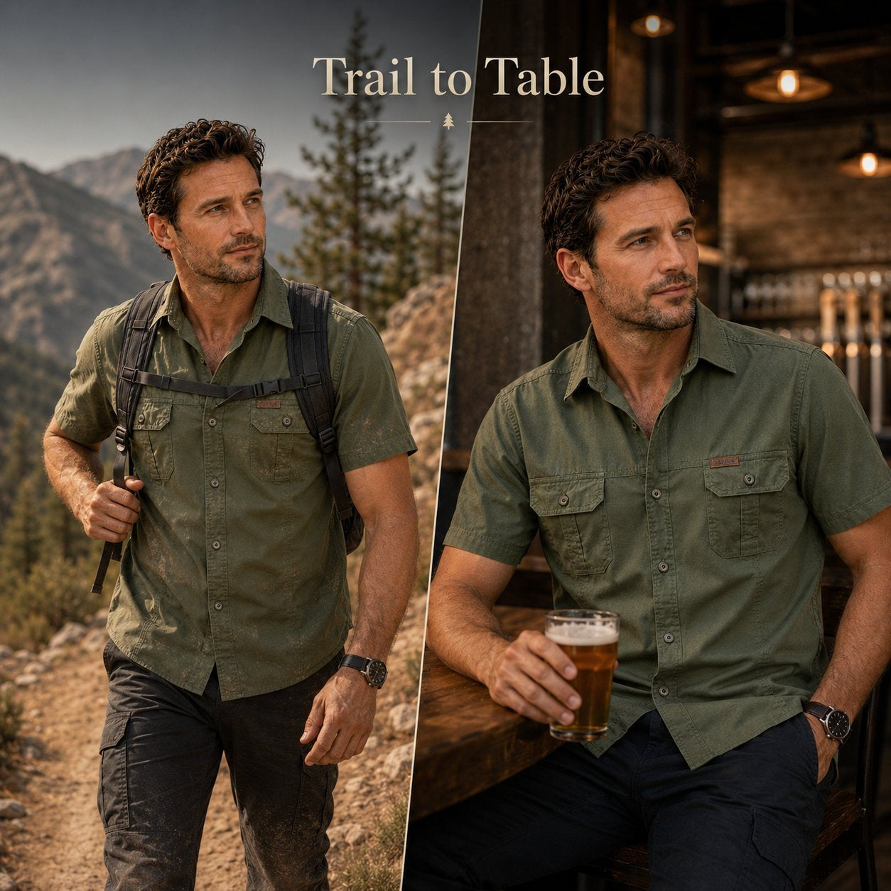 🌟Outdoor Adventure Polo Shirt - Comfortable and Durable🌟