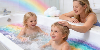 🫧 Rainbow Bath Bombs for Kids