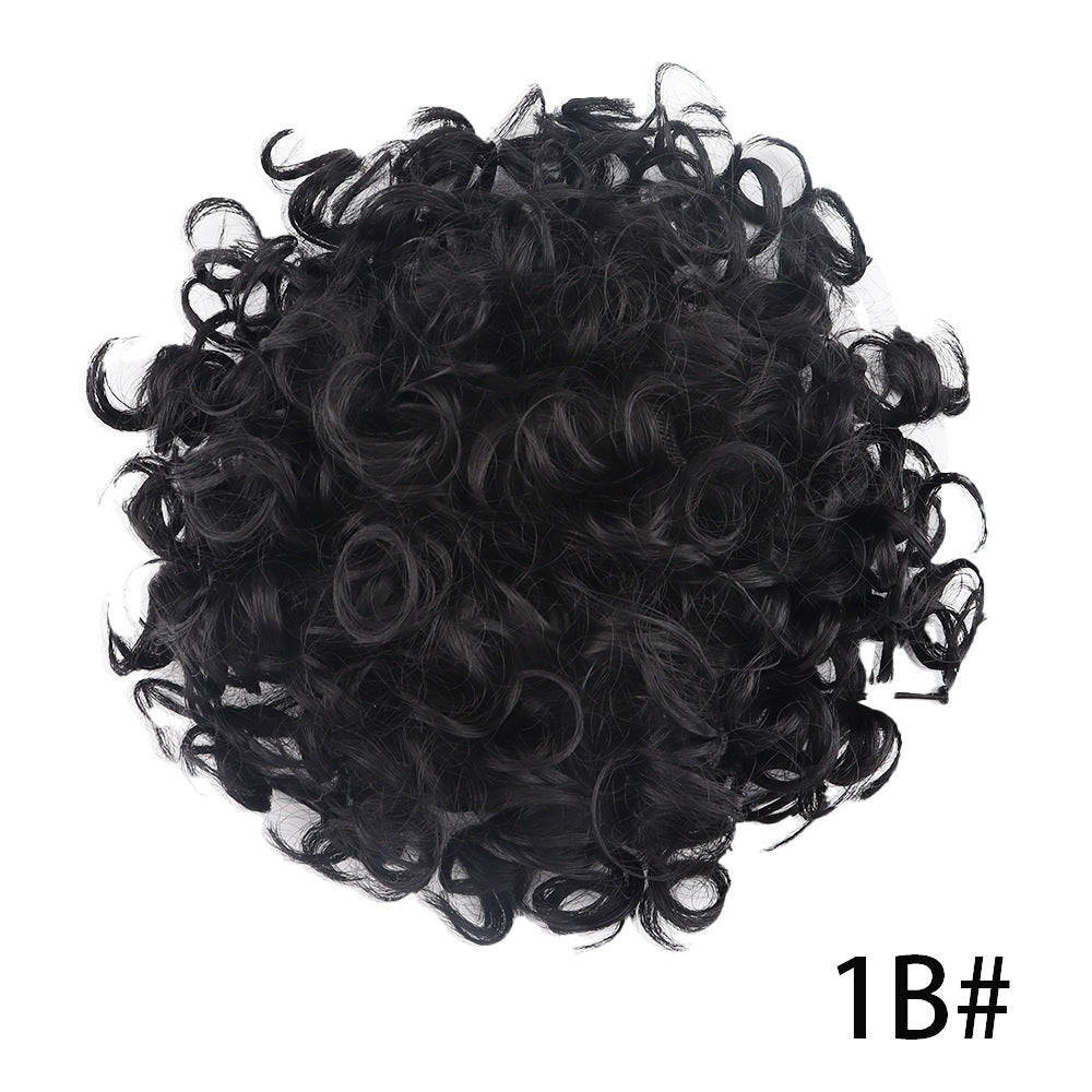 🎁2026 New Arrivals 48% OFF💥Short, curly hairpiece – Chignon with elastic drawstring