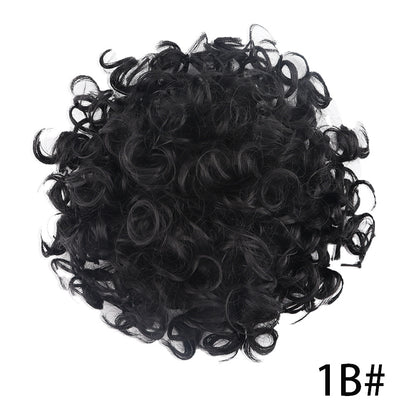 🎁2026 New Arrivals 48% OFF💥Short, curly hairpiece – Chignon with elastic drawstring