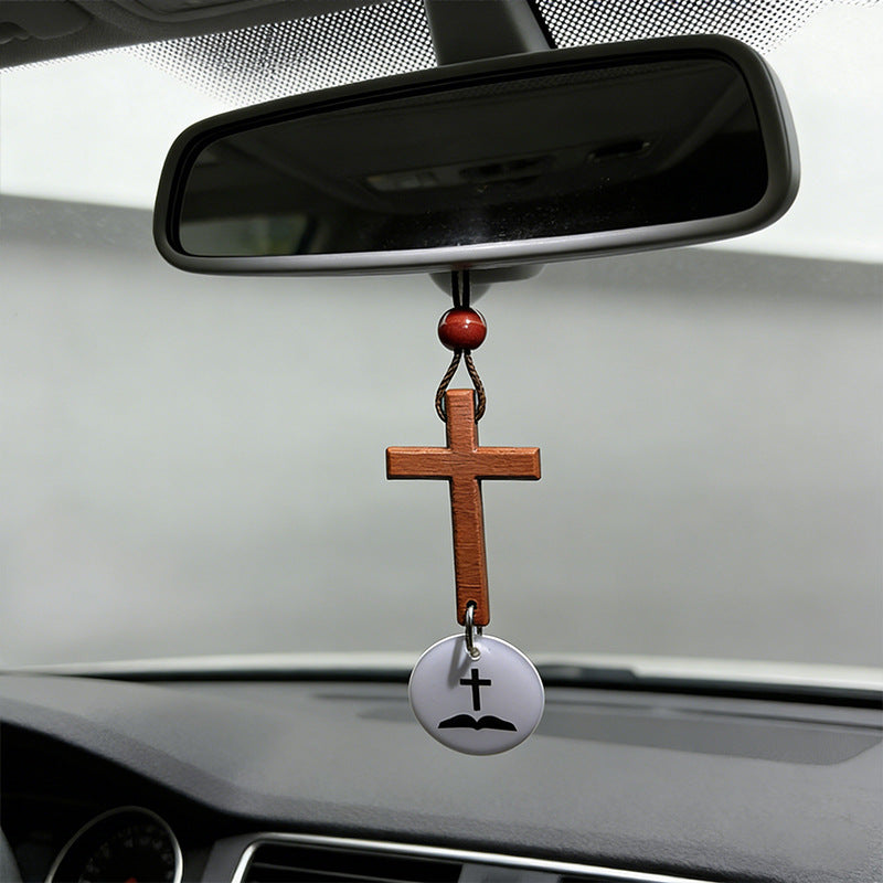 Daily Bible Verse Car Cross Charm