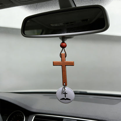 Daily Bible Verse Car Cross Charm