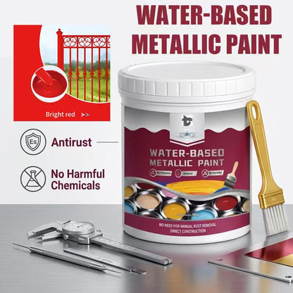 🔥Hot Sale 🔥 Rust Converter & Metallic Paint – Stops Rust, Ready to Paint🛡️