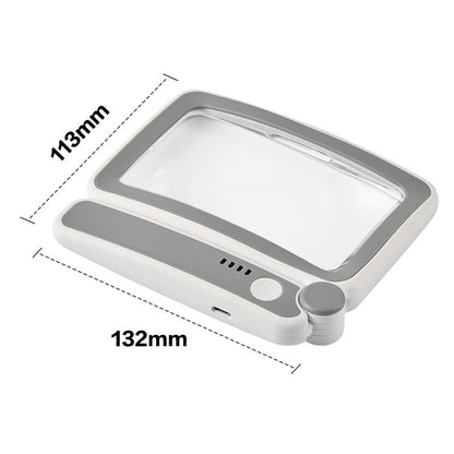 Folding Handheld Magnifying Glass with Light for Reading
