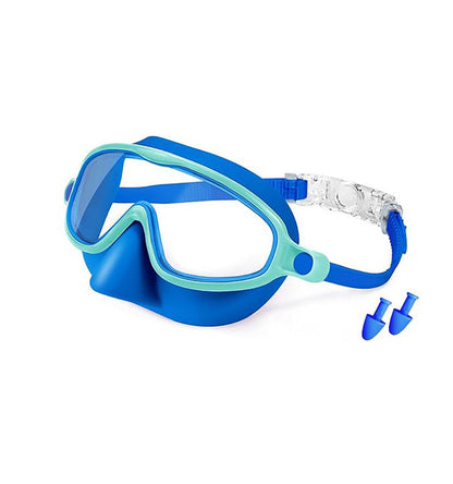🌓HD children's large frame waterproof and anti-fog swimming goggles