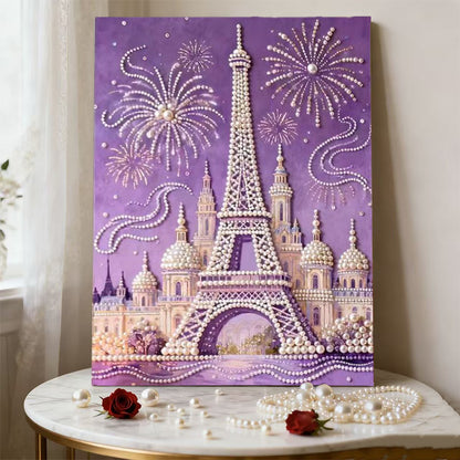🏰✨DIY Beaded Art Kit - Castle Pearl Painting🎇