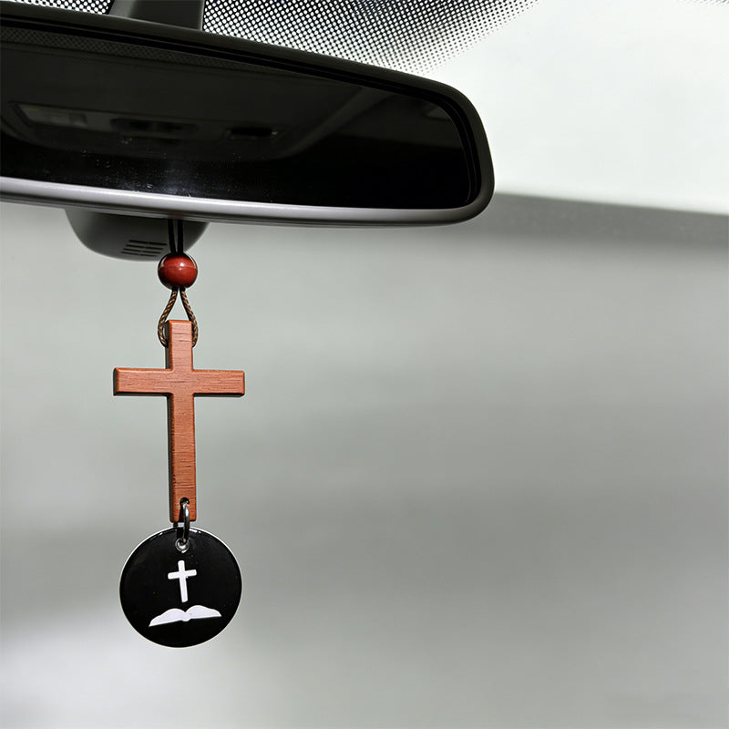 Daily Bible Verse Car Cross Charm