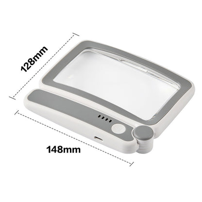 Folding Handheld Magnifying Glass with Light for Reading