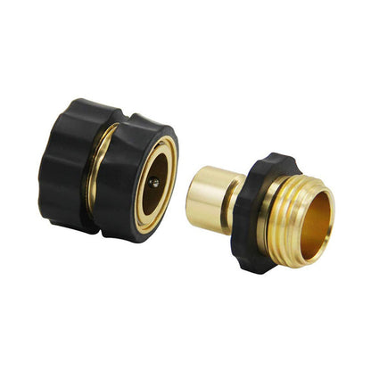 Garden Hose Quick Connector, 3/4 Inch Male and Female Garden Hose Fitting Quick Connector