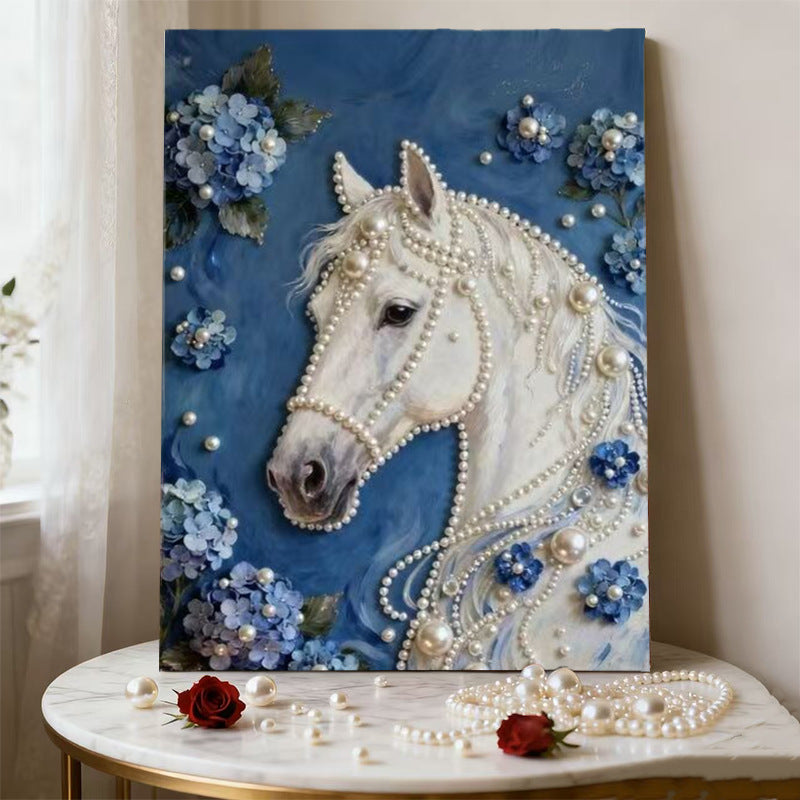 🏰✨DIY Beaded Art Kit - Castle Pearl Painting🎇
