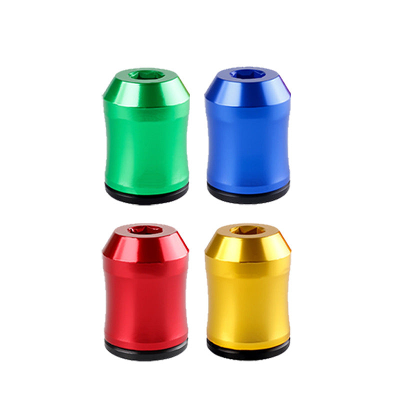 Red+Yellow+Blue+Green / 4 Pcs / Clear Plastic Case