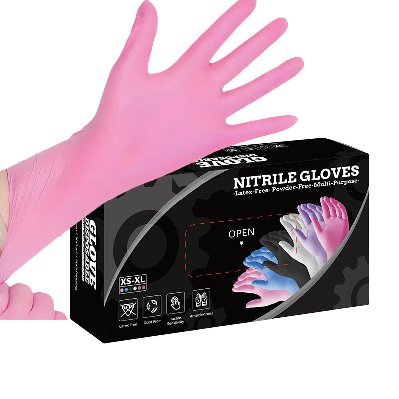 🔥 Heavy Duty Nitrile Gloves,6mil-50 Count