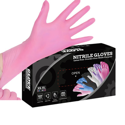 🔥 Heavy Duty Nitrile Gloves,6mil-50 Count