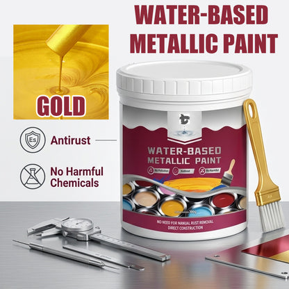 🔥Hot Sale 🔥 Rust Converter & Metallic Paint – Stops Rust, Ready to Paint🛡️