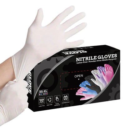 🔥 Heavy Duty Nitrile Gloves,6mil-50 Count