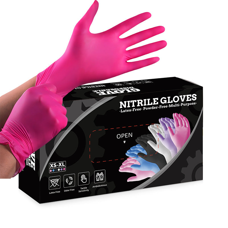 🔥 Heavy Duty Nitrile Gloves,6mil-50 Count