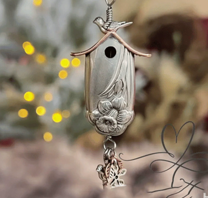 🐦Birdhouse Necklace • The 1951 "Magnolia" Birdhouse Alloy ✨🎉