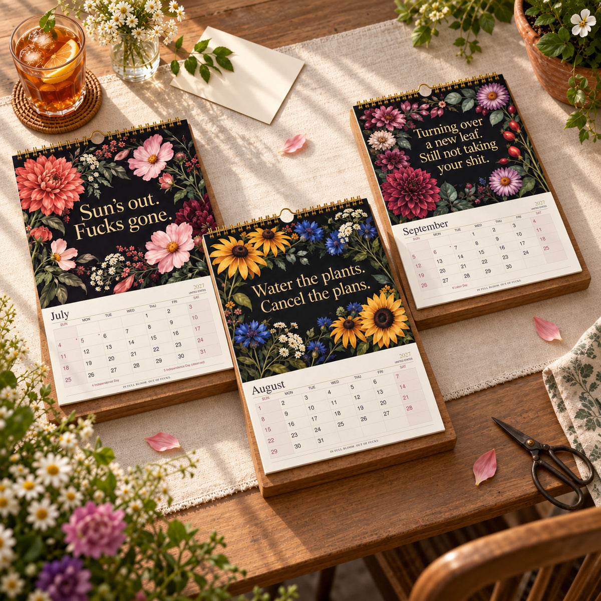 2027 • FLORAL & HONEST • IN FULL BLOOM