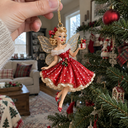 Vintage Fairy Christmas Ornaments