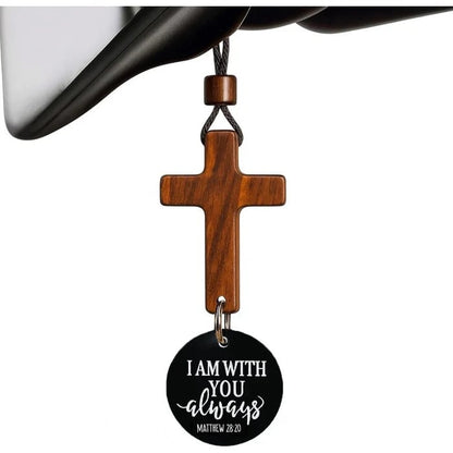 Daily Bible Verse Car Cross Charm
