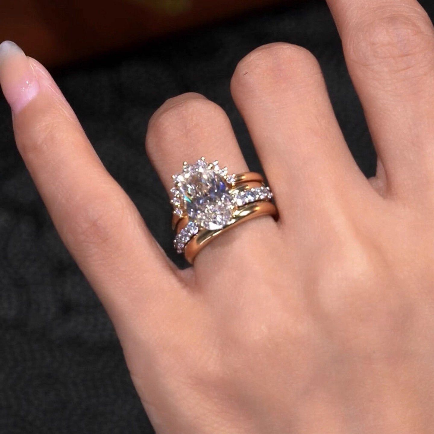 🎁💍4-Piece Stackable Ring Set✨