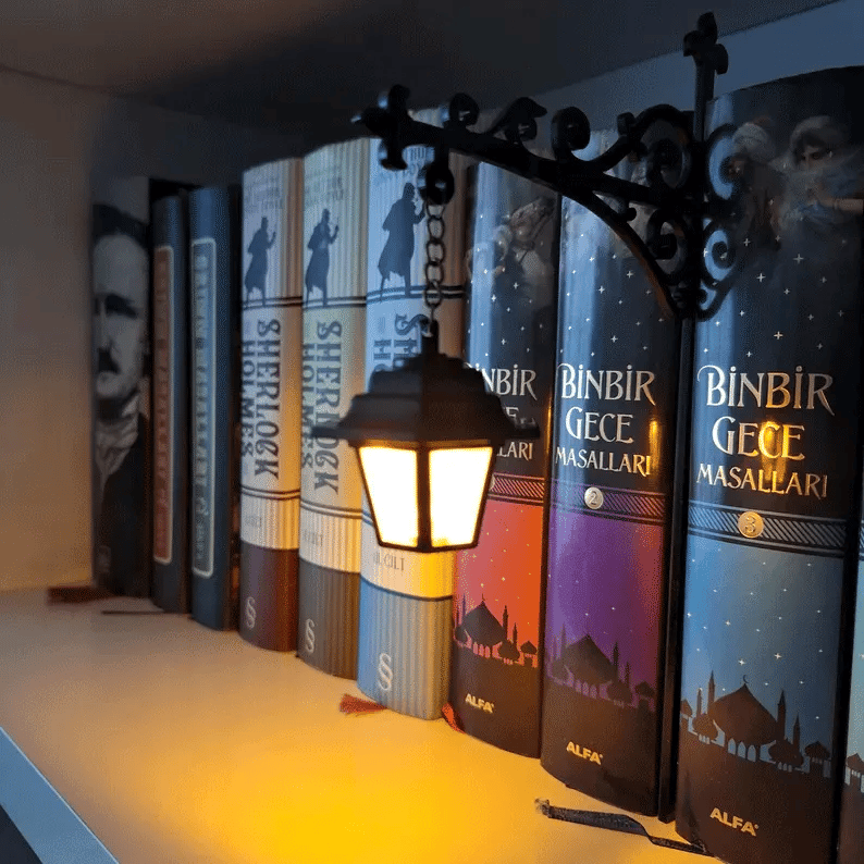 Library Lantern-Decorative Bookshelf Lighting（What you see is what you get！）